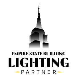 Empire state building lighting partner.